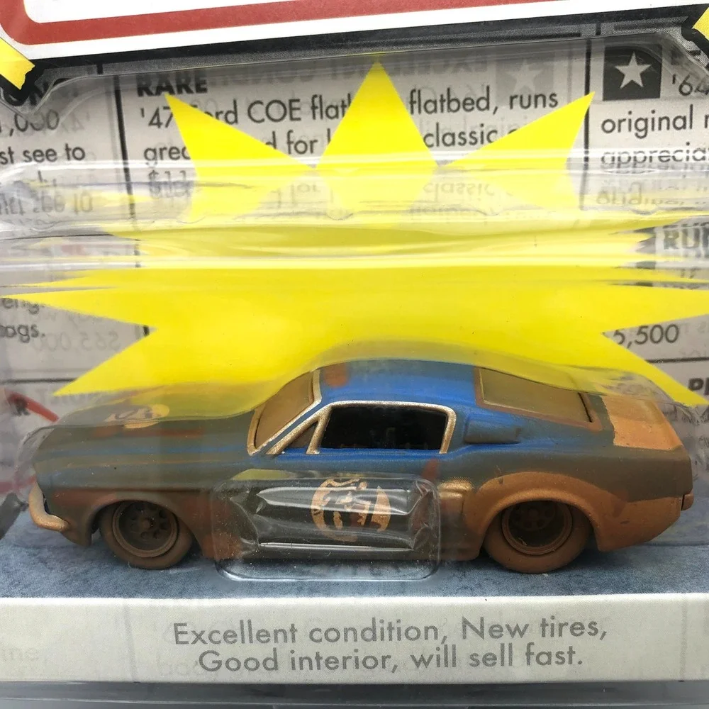 Jada Toys For Sale 1967 67 Shelby GT-500 Rusty Blue 1/64 Diecast Car Rubber Tire